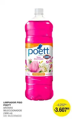 Atomo Conviene Poett limpiador piso aromas seleccionados oferta