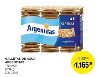 Atomo Conviene Argentitas galletas de agua oferta
