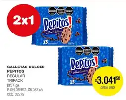 Atomo Conviene Pepitos galletas dulces regular tripack oferta