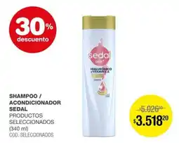 Atomo Conviene Sedal shampoo / acondicionador oferta