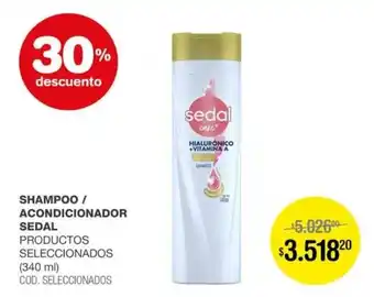 Atomo Conviene Sedal shampoo / acondicionador oferta
