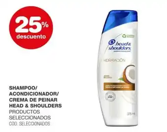 Atomo Conviene Head & shoulders shampoo/ acondicionador/ crema de peinar oferta