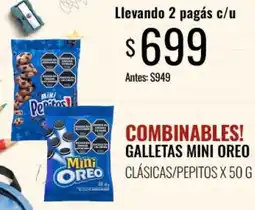 Supermercados Tadicor Mini Oreo galletas clásicas/pepitos oferta