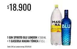 Supermercados Tadicor Spirito blu gin london oferta