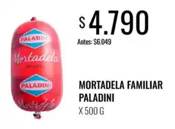 Supermercados Tadicor Paladini mortadela familiar oferta