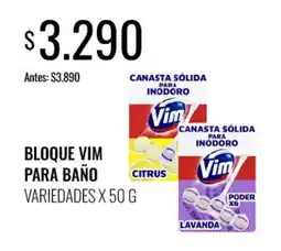 Supermercados Tadicor Vim bloque para baño oferta