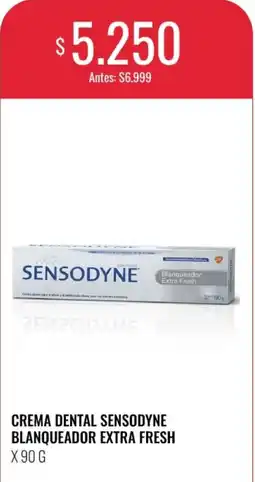 Supermercados Tadicor Sensodyne crema dental blanqueador extra fresh oferta