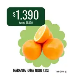 Super MAMI Naranja para jugo oferta