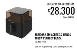 Supermercados Tadicor Peabody freidora sin aceite oferta