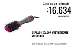 Supermercados Tadicor Westinghouse cepillo secador oferta