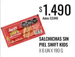 Super MAMI Swift salchichas sin piel swift kids oferta