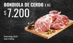 Super MAMI Bondiola de cerdo oferta