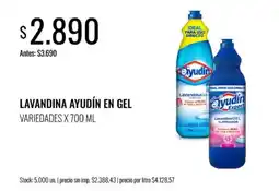 Super MAMI Ayudín lavandina en gel oferta