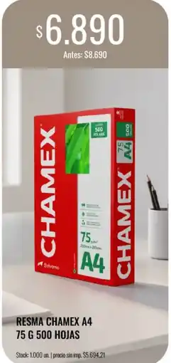 Super MAMI Chamex resma a4 oferta