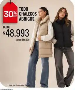 Super MAMI Big top chalecos abrigos oferta