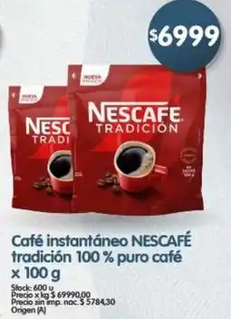 Supermercados Buenos Días Nescafe cafe instantaneo tradicion oferta