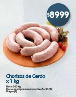 Supermercados Buenos Días Chorizos de Cerdo oferta
