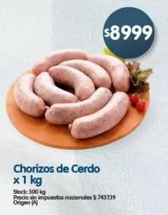 Supermercados Buenos Días Chorizos de Cerdo oferta