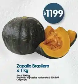 Supermercados Buenos Días Zapallo Brasilerio oferta