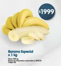 Supermercados Buenos Días Banana Especial oferta