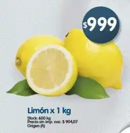 Supermercados Buenos Días Limón oferta