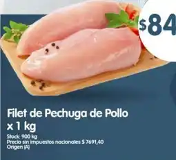 Supermercados Buenos Días Filet de Pechuga de Pollo oferta