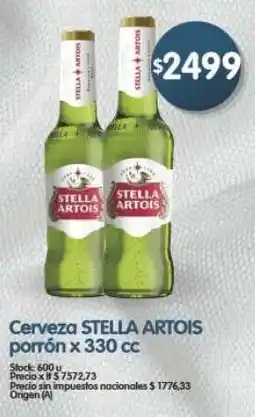Supermercados Buenos Días Stella artois cerveza oferta