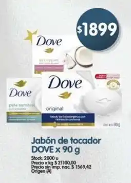 Supermercados Buenos Días Dove jabón de tocador oferta