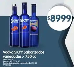 Supermercados Buenos Días Skyy vodka saborizados oferta