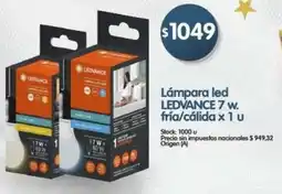 Supermercados Buenos Días Ledvance lámpara led 7 w fría/cálida oferta