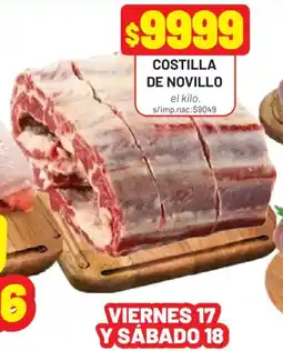 Almacor Costilla de novillo oferta