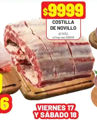 Almacor Costilla de novillo oferta