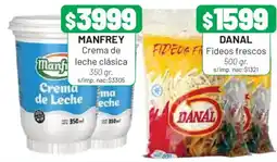 Almacor Manfrey crema de leche clásica oferta