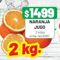 Almacor Naranja jugo oferta
