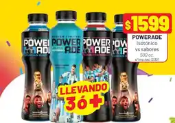 Almacor Powerade isotónico vs sabores oferta