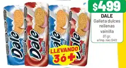 Almacor Dale galleta dulces rellenas vainilla oferta