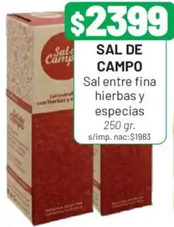 Almacor Sale campo sal entre fina hierbas y especias oferta