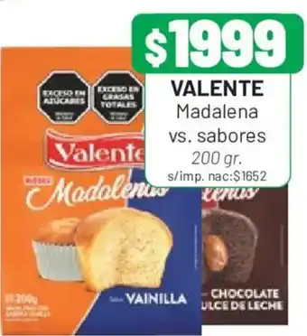 Almacor Valente madalena vs. sabores oferta