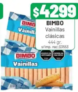 Almacor Bimbo vainillas clásicas oferta