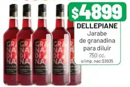 Almacor Dellepiane jarabe de granadina para diluir oferta