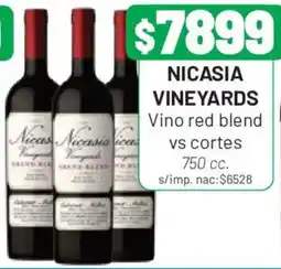 Almacor Nicasia vino red blend oferta