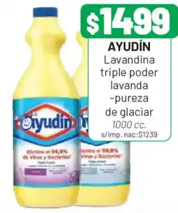 Almacor Ayudín lavandina triple poder lavanda -pureza de glacial oferta