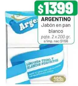 Almacor Argentino jabón en pan blanco oferta