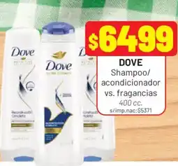 Almacor Dove shampoo/acondicionador oferta