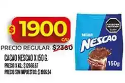 Supermercados DIA Nescao cacao oferta