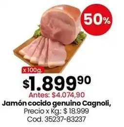 Coto Cagnoli - jamón cocido genuino oferta