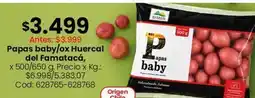 Coto Papas baby/ox huercall del famataсa, x 500/650 g. precio x kg.: $6.998/5.383,07 cod: 628765-628768 oferta