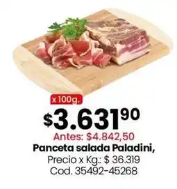 Coto Paladini - panceta salada oferta