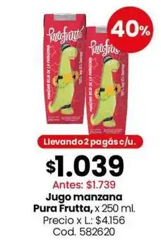 Coto Jugo manzana oferta