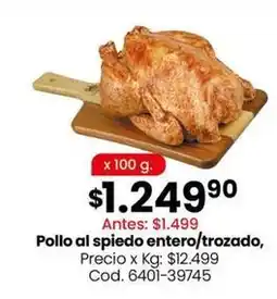 Coto Pollo al spiedo entero/trozado, cod. 6401-39745 oferta